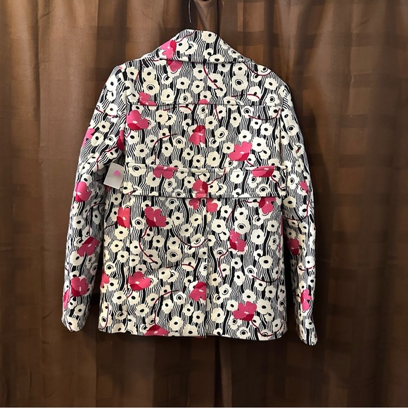 Valentino Caban Floral Wool Blend Blazer Jacket Coat BRAND NEW reg $3980 size 42 - Picture 6 of 12